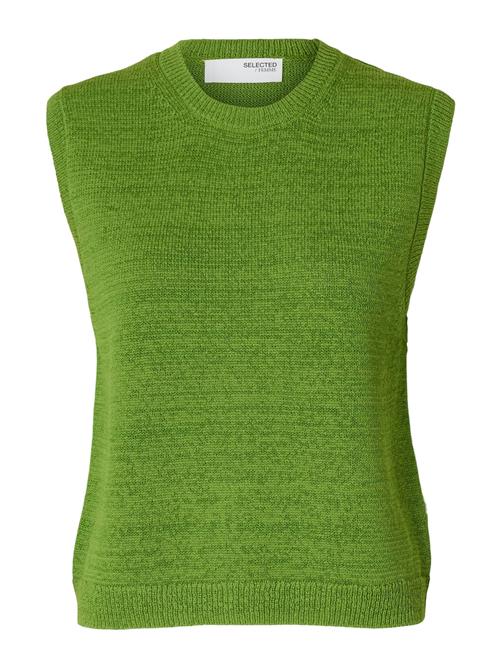 SELECTED FEMME Sticktop 'SLFAlma'  græsgrøn
