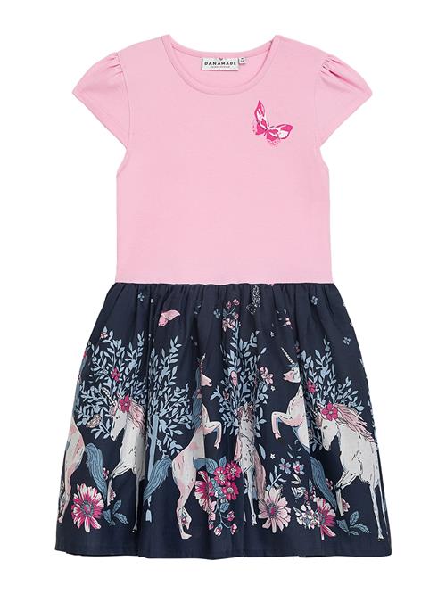 Danamade Kjole  navy / opal / lyserød / mørk pink