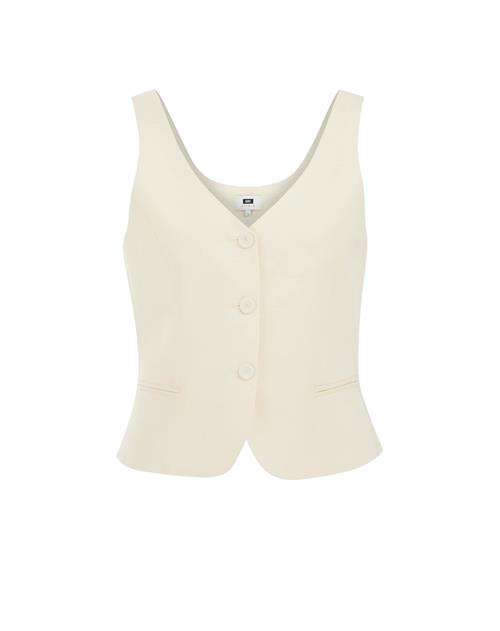 Se WE Studio Vest  naturhvid ved About You