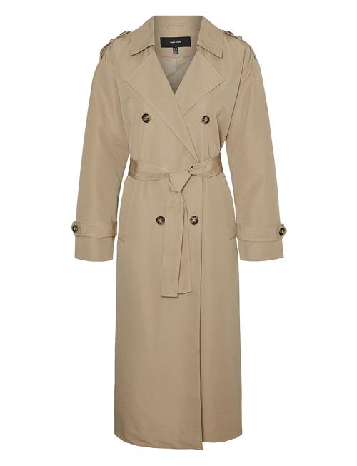 Vmchloe Long Trenchcoat Noos Vero Moda Beige