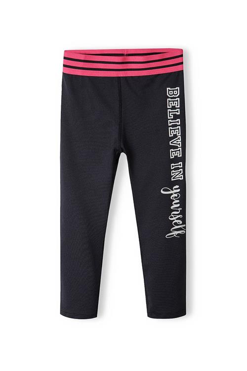 MINOTI Leggings  sort / offwhite