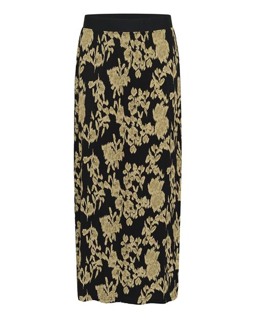 Kaffe Nederdel 'KAHelen'  beige / sort