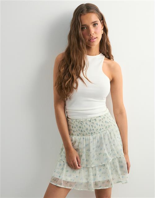 Vero Moda - Mønstret - Vmsmilla Hw Smock Short Skirt Wvn G