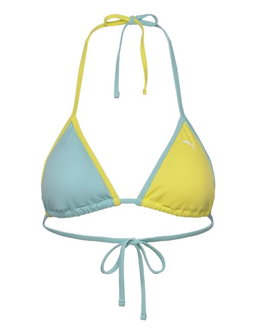 Puma Swim Women Triangle Bikini Top 1P Puma Swim Yellow