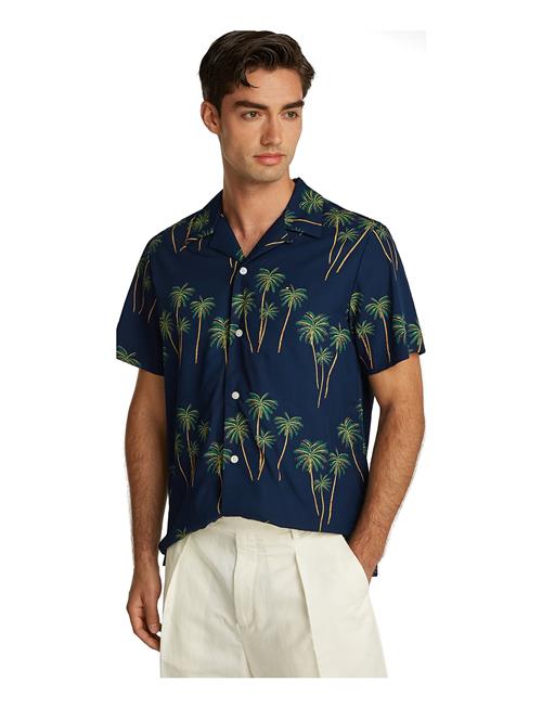 Lightweight Palm Ss Rf Shirt Tommy Hilfiger Navy
