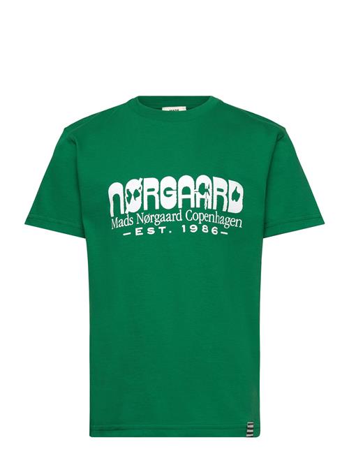 Printed Tee Thorlino Tee Mads Nørgaard Green