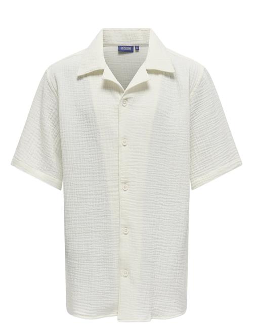 Osjkyle 0158 Ss Shirt Wvn ONLY & SONS White