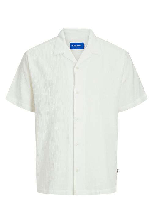 Jack & Jones Jorluke Crinkle Shirt Ss Jnr Jack & J S White
