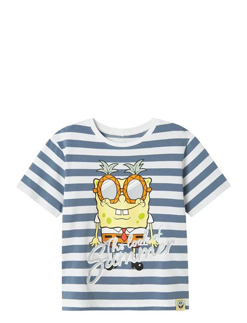 Nkmmansa Spongsb Nreg Ss Top Box Cplg Name It Blue