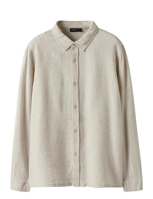 Nlmfinen Ls Shirt LMTD Beige