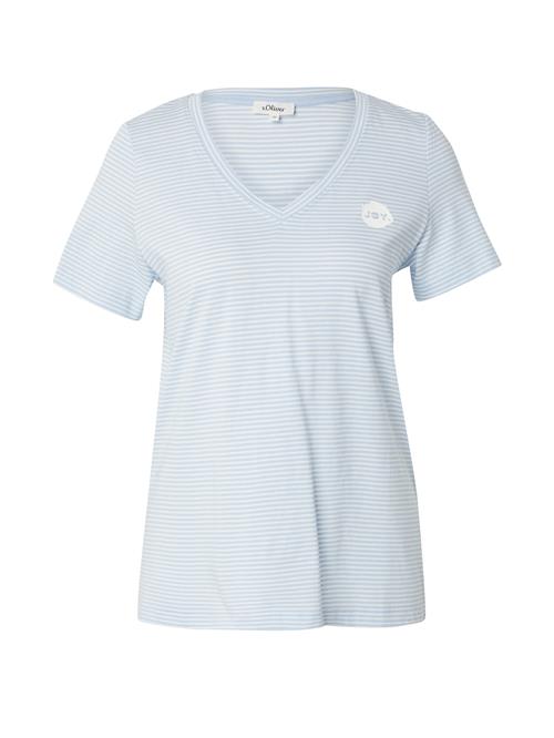 s.Oliver Shirts  lyseblå / hvid