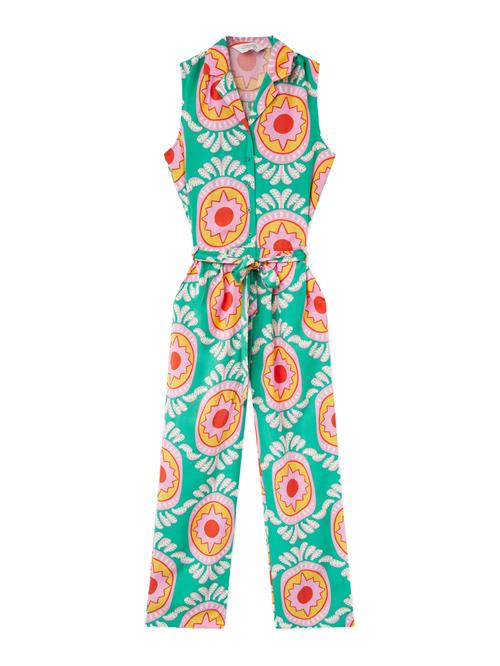 Compania Fantastica Jumpsuit 'Mono'  curry / smaragd / lys pink / rød