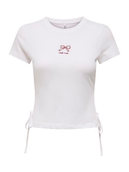 Only Petite Shirts 'ONLCARLA'  rød / hvid