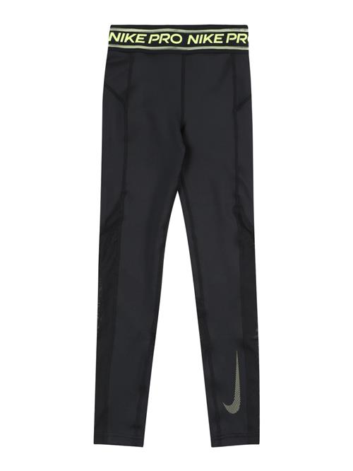 NIKE Sportsbukser  lime / sort