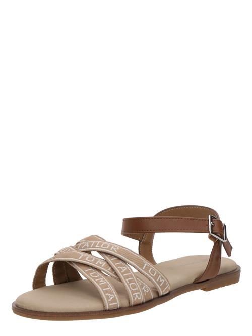 TOM TAILOR Sandaler  sand / brun