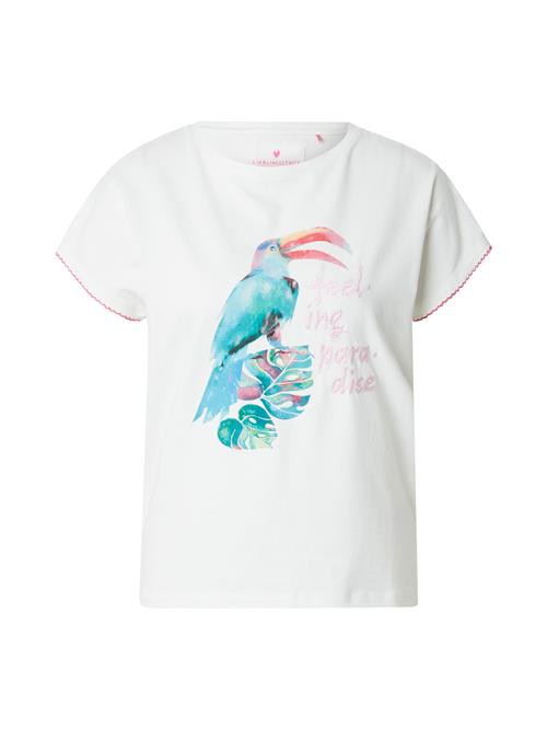 Se LIEBLINGSSTÜCK Shirts 'CaiaL'  turkis / grøn / lyserød / offwhite ved About You