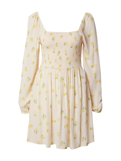 ONLY Kjole 'ONLLEMONE'  beige / gul / grøn