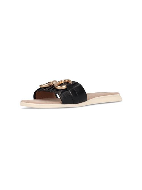 SALAMANDER Pantoletter  guld / sort