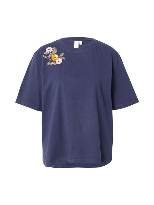 YAS Shirts 'YASSannia'  navy / guld / orange / rosé