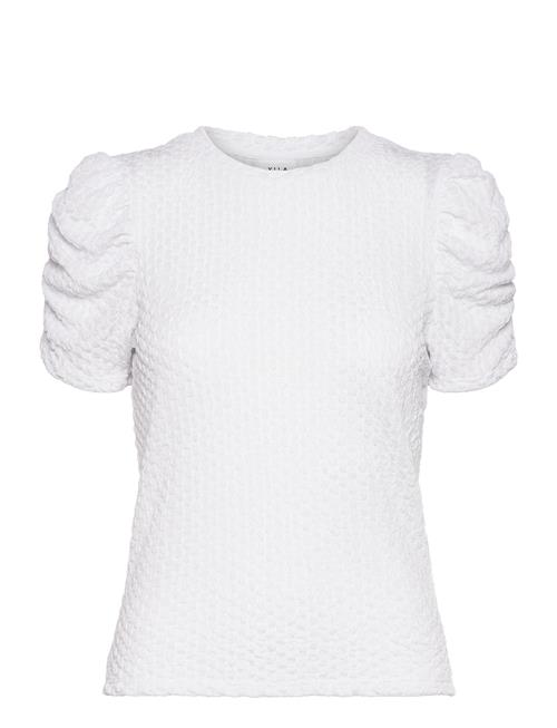 Vianine S/S Puff Sleeve Top Vila White
