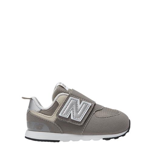 New Balance 574 Baby Sneakere Med Velcrostrop Raincloud 27.5 EU  Grå  27.5 EU  Unisex