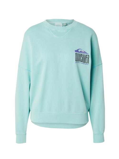 QUIKSILVER Sweatshirt  aqua / violetblå / sort