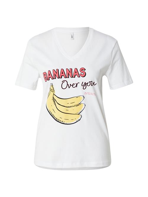ONLY Shirts 'ONLHENNY'  citron / hindbær / sort / hvid