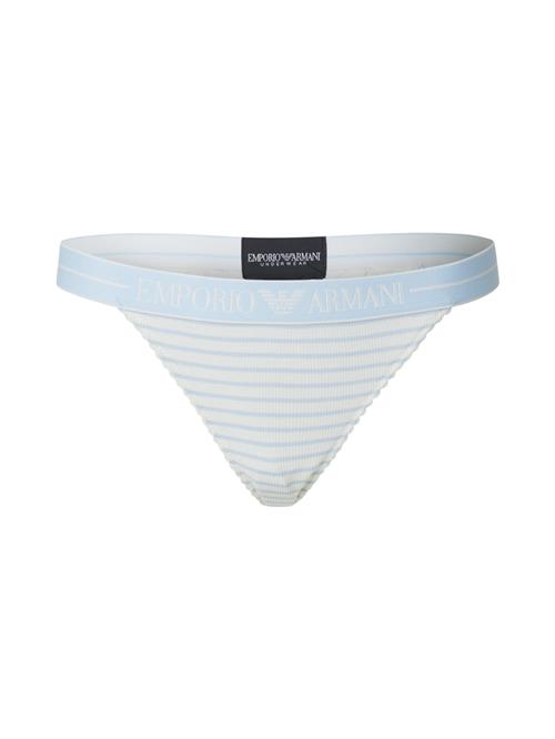 Se Emporio Armani String  lyseblå / hvid ved About You