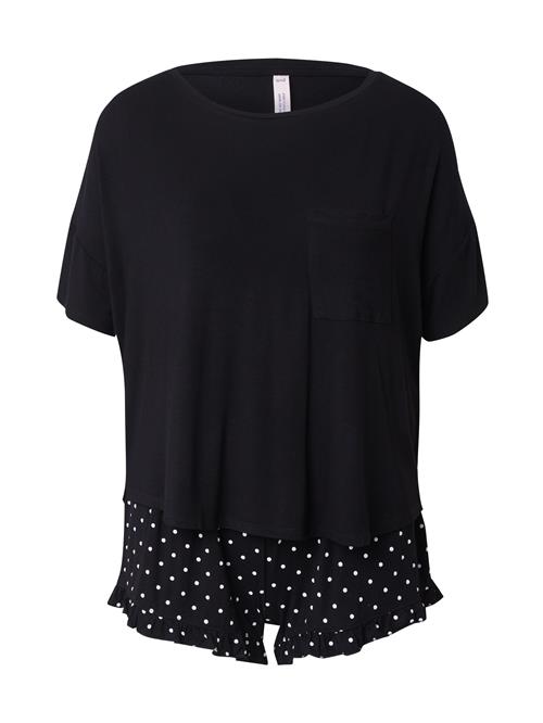 Hunkemöller Pyjamas  sort / hvid