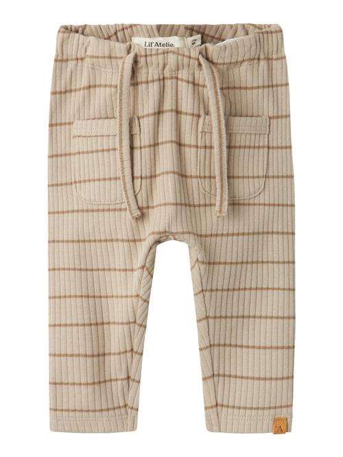 Lil'Atelier Bukser 'NBMKAIL'  lysebeige / mørkebeige