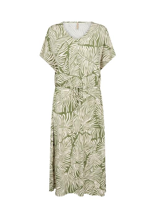 Soyaconcept Sommerkjole 'MARICA'  grøn / offwhite