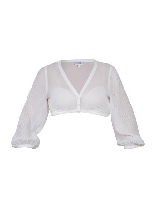 MARJO Dirdnl-bluse 'Nandlstadt'  offwhite