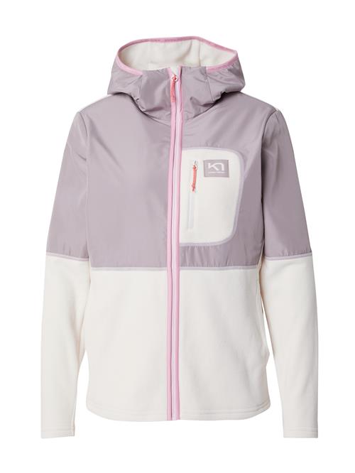 Kari Traa Funktionsfleecejakke  lysebeige / mørkebeige / lyserød