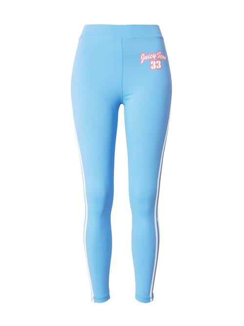 Juicy Couture Sport Sportsbukser  azur / lys pink / hvid