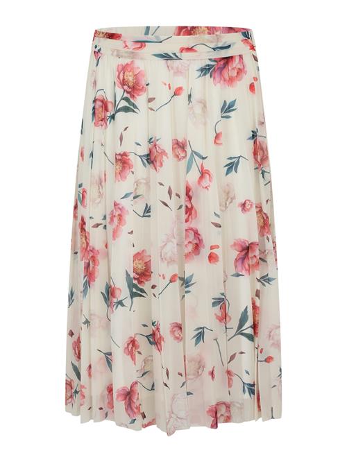 Guido Maria Kretschmer Women Nederdel 'Astrid'  creme / petroleum / pink / lyserød