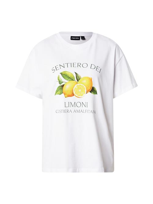 PIECES Shirts 'PCThea'  lemon / lysegrøn / mørkegrøn / hvid