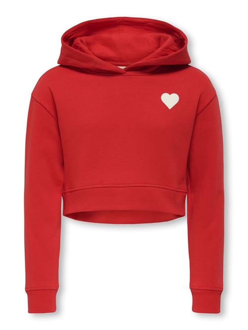 ONLY GIRLS Sweatshirt  rød / hvid