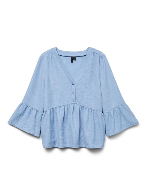 VERO MODA Bluse 'VMMelony'  lyseblå