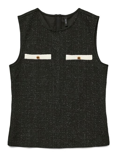 VERO MODA Overdel 'VMTiffany'  sort / sølv / æggeskal
