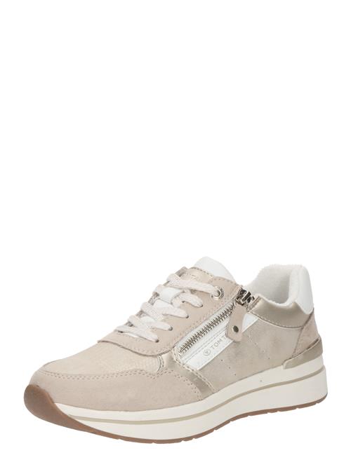 TOM TAILOR Sneaker low  creme / hvid