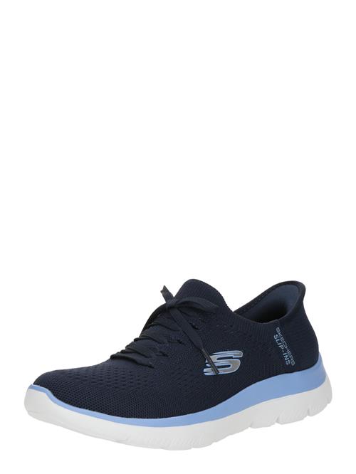 SKECHERS Sneaker low 'SUMMITS-NEW DAILY'  lyseblå / mørkeblå / grå