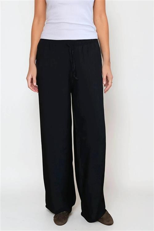 Mia Pants - Sort - 2XL - TeeShoppen