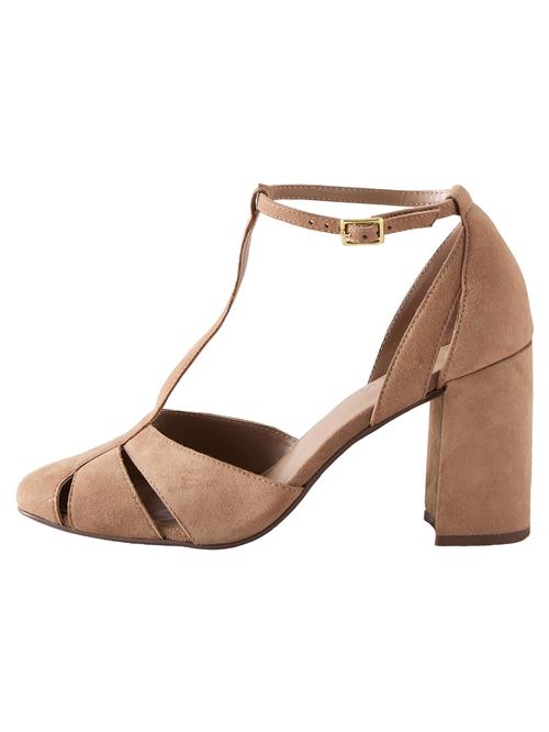 Next Sandaler med rem  camel