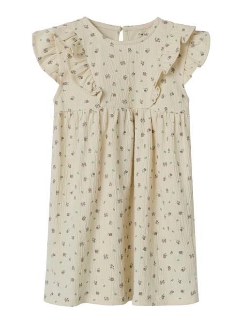 NAME IT Kjole  beige / grøn / lysviolet