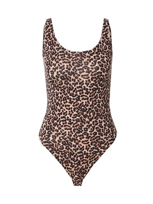 Se ONLY Shirtbody 'ONLLOVE'  beige / sort ved About You