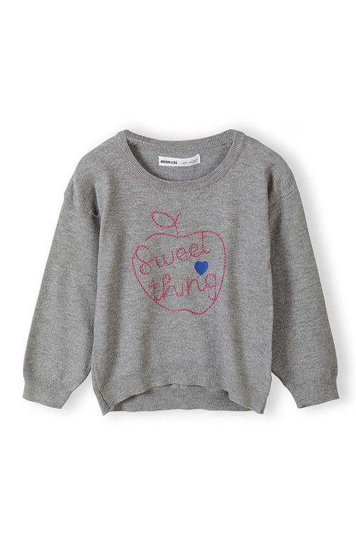 Se MINOTI Pullover  grå / rød ved About You