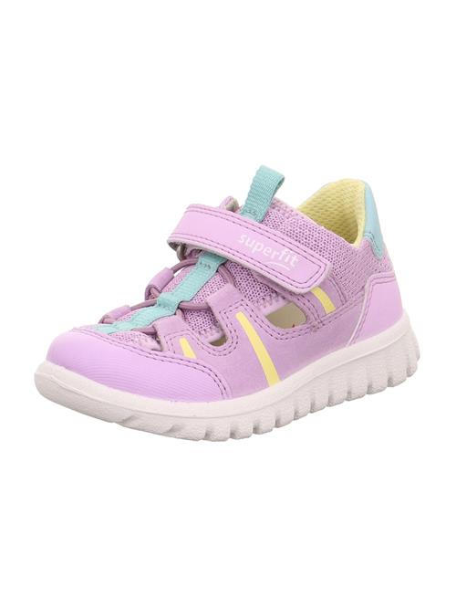 SUPERFIT Sneakers 'SPORT7 MINI'  lyseblå / lysegul / lilla