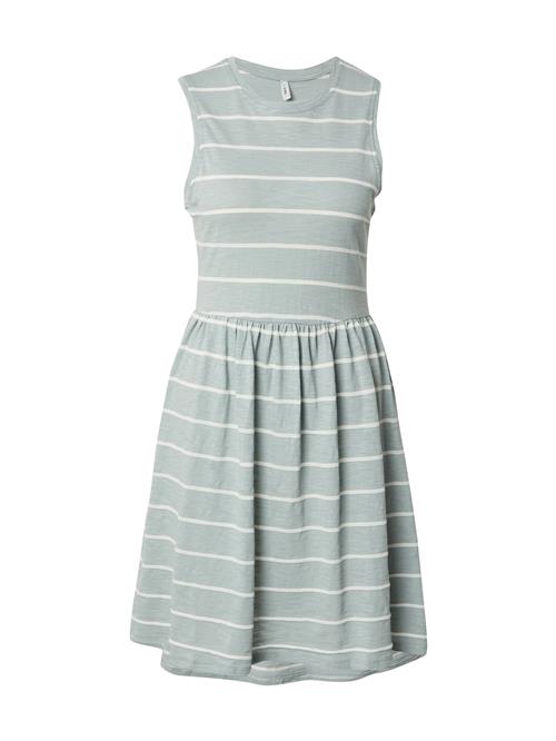 ONLY Kjole 'ONLSummer'  røgblå / offwhite