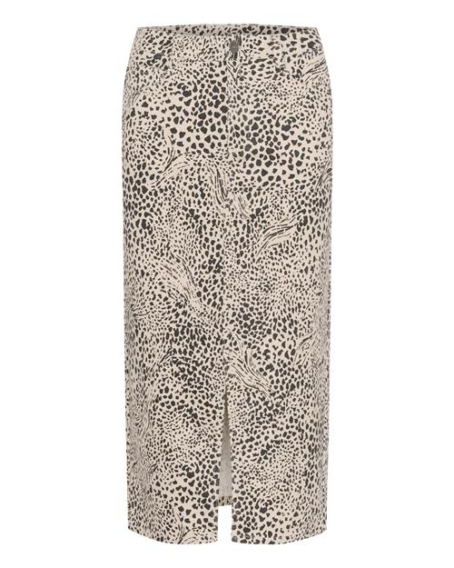 Kaffe Nederdel 'Lisa'  beige / grå