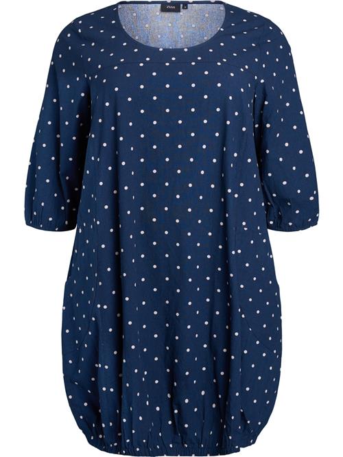 Zizzi Kjole 'Jeasy'  navy / hvid